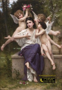 tranh-co-dien-William-Adolphe_Bouguereau_(1825-1905)_-_A_Dream_of_Spring_(1901)