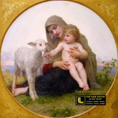 tranh-co-dien-William_Adolphe_Bouguereau_Virgin_and_Lamb