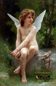tranh-son-dau-co-dien-Bouguereau_Love_on_the_Look_Out_(1890)
