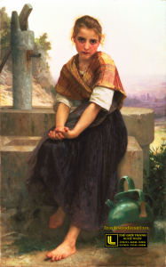 tranh-son-dau-co-dien-Bouguereau_The_Broken_Pitcher_(1891)