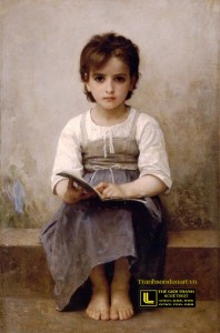 tranh-son-dau-co-dien-Bouguereau_The_Difficult_Lesson_(1884)