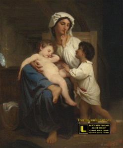 tranh-tan-co-dien-_Bouguereau_-_Le_sommeil_(ca.1866)